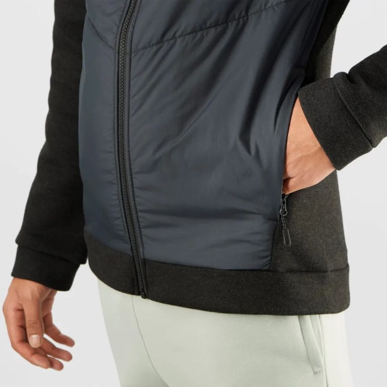 Chaquetas Salomon Essential Xwarm Híbrido Hombre Negros | MX XDQA407